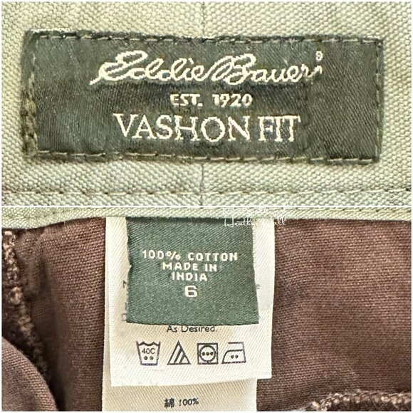 Eddie Bauer Vashon Fit Cropped Capris Size 6 - Picture 4 of 4